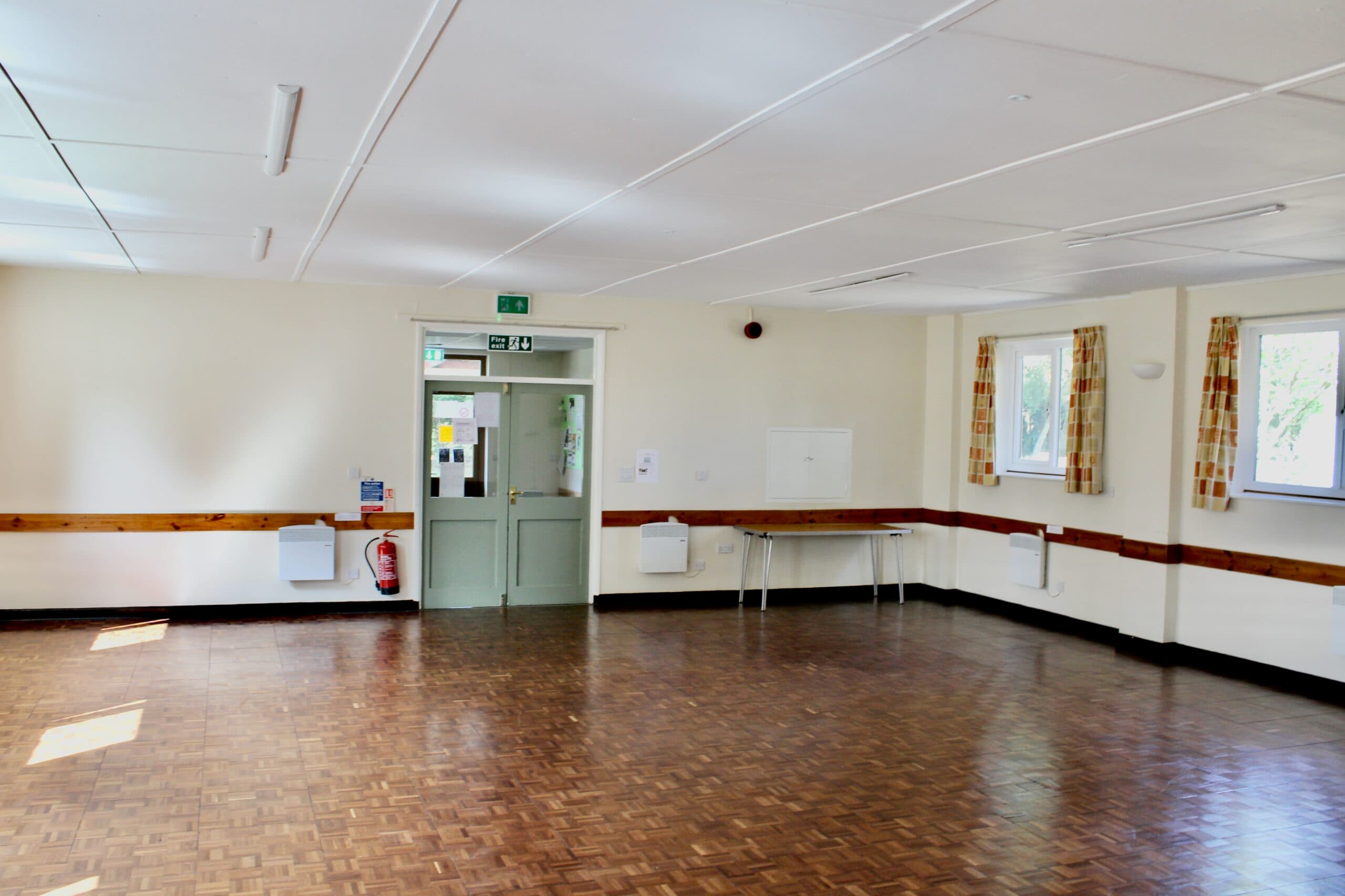 Main hall parquet floor